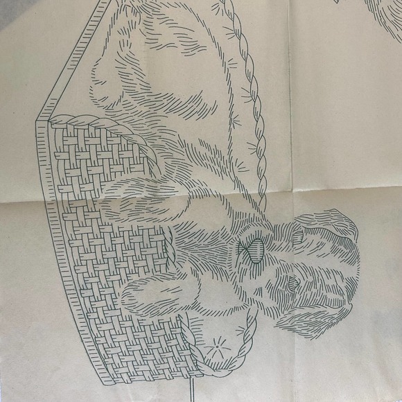 Antique Alice Brooks Embroidery Transfer Patterns #7376 & #7394 HTF Lot of 2 - Picture 10 of 10